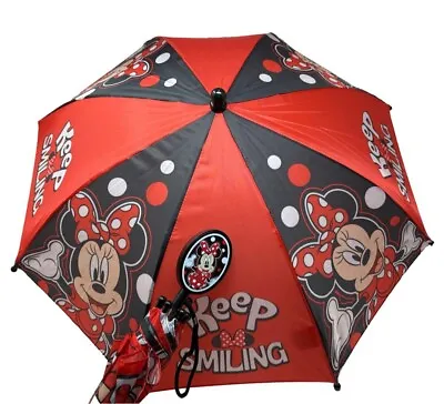 Minnie Mouse Umbrella Rain Sun Little Kids Children Girls Toddler Light Gift Toy • $14.99