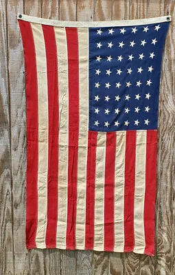 VINTAGE 48 STAR USA AMERICAN FLAG STARS & STRIPES 3' X 5' • $99.99