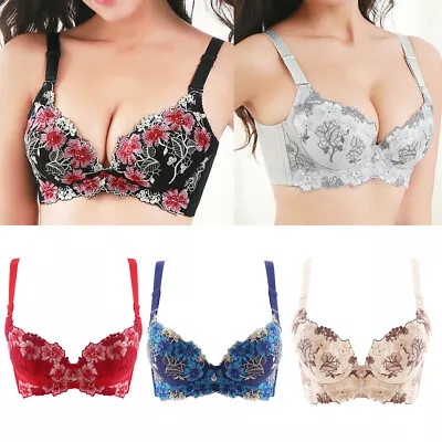 Super Boost Padded Lift Up Womens Bras Push Up Bra Underwired Lingerie Brassiere • £9.59