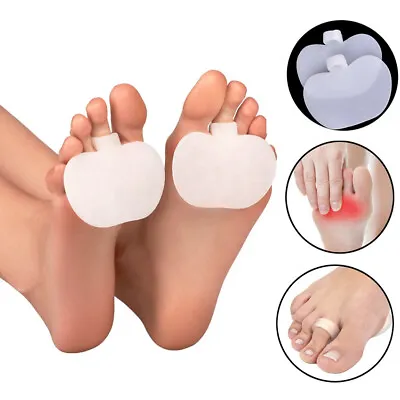 2 Gel Metatarsal Sore Ball Of Foot Pain Cushion Pads Insoles Forefoot Support • £2.59