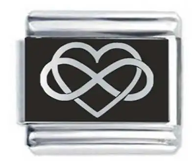 £4.21 • Buy Daisy Charm - Infinity Heart  Love - Compatible With Italian Charm Bracelets