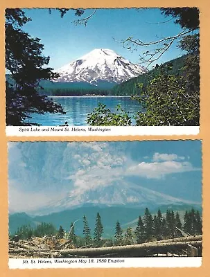 Washington Postcards.  4 Cards.  4x6.  Mount St Helens. May 18 1980 • $2.40