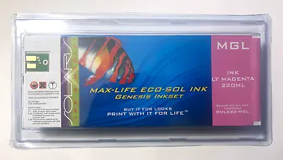 Solaris Max-life Eco-sol 220ml Lt Magenta Ink For Roland Soljet And Versa Camm • $75