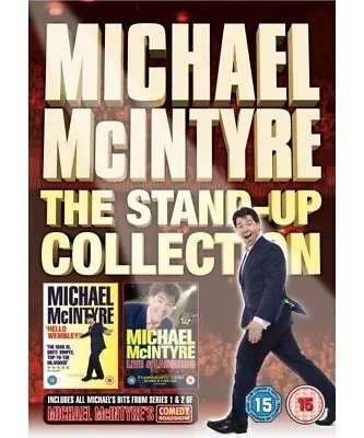 MICHAEL McINTYRE STAND-UP COLLECTION HELLO WEMBLEY LIVE & LAUGHING 2 X DVD NEW • £2.33