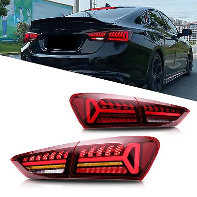 Set LED Tail Light For Chevrolet Malibu 2016-2022 Rear Signal Brake Stop Lamp US • $329.30