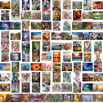 $15.28 • Buy Seaside DIY Digital Oil Painting By Numbers Kit Hand Paint On Canvas Craft Decor