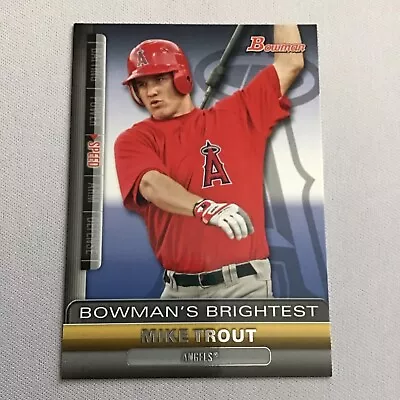 2010 Bowman #BBR6 MIKE TROUT Rookie (Mint) • $30