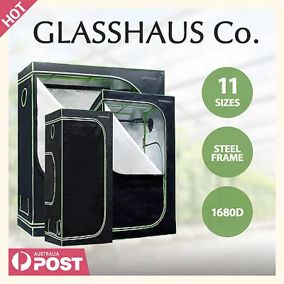 $239 • Buy Glasshaus Grow Tent Kits Hydroponic Indoor Grow System Plant Real 1680D Oxford