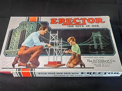 Vintage Erector Set - You Get What You See - Parts? • $19.99