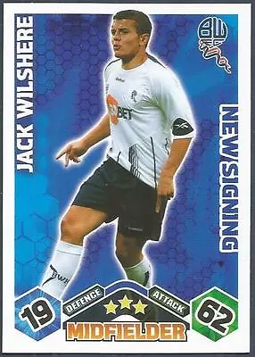 Topps Match Attax 2009-10-bolton Wanderers (loan)-new Signing-jack Wilshere • £0.99