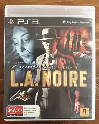 L.A. Noire Playstation 3 PS3 Region 4 Complete Game Manual  Free Post • $8