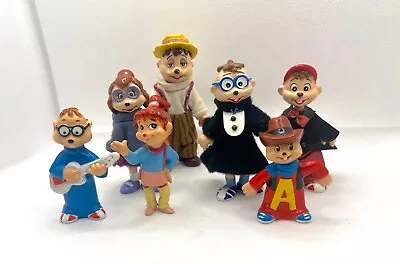 Vintage 1980s 80’s Alvin And The Chipmunks Figure Lot RARE Chippettes! • $29.95