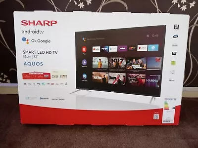 Sharp 32  Inch HD Ready Smart LED TV With Harman Kardon Sound Technology • £119.99