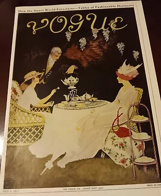 Vogue Cover Print 1911 10.25x15.25in • $12.25
