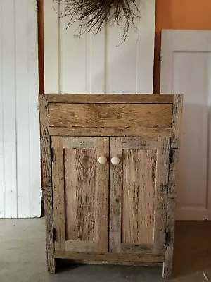 Bathroom Vanity 24  Reclaimed Oak False Front Drawer Bathroom Furniture  • $395