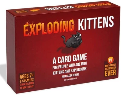 $41.37 • Buy Exploding Kittens A Russian Roulette Card Game Easy Family-Friendly Party Games
