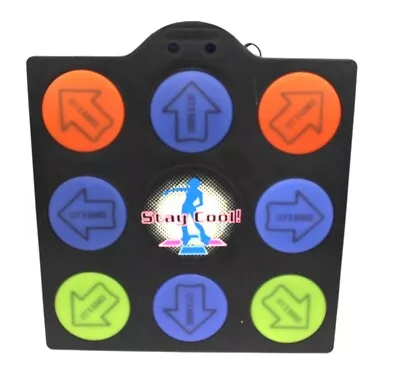 AP Dance Mat In Black Model JS-906E For Playstation 1 Console - O07 • £9.99