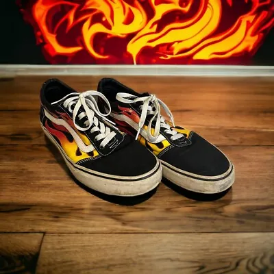 VANS Old Skool Flames 2017 Sneakers Shoe Size 10.5 • $16.62