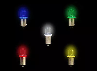 Ultra Bright Round Dome Lens LED Economy Bulb With BA9S Base - Ships From USA • $1.55