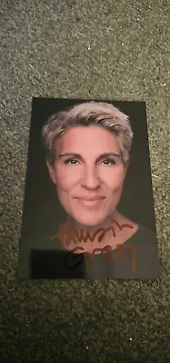 £4.99 • Buy Signed Tamsin Greig Photo The Long Game Green Wing Dr Who Charity Auction