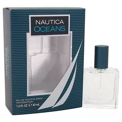 NAUTICA OCEANS * Nautica 1.0 Oz / 30 Ml Eau De Toilette Men Cologne Spray • $37.99