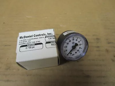 New Mcdaniel Controls Pressure Gauge  R8dl 0/100 Psi 1/8  Npt • $10