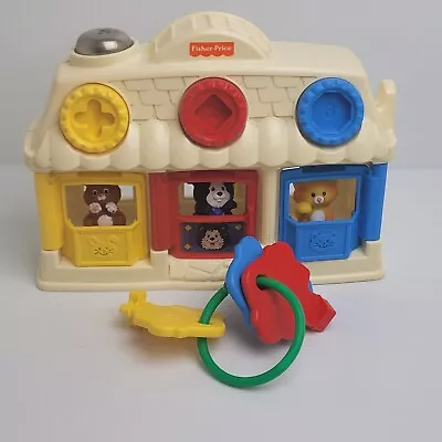 Fisher Price Little People Matching Keys Pet Shop Vintage 1996 Animal Cat Bunny • $45.99