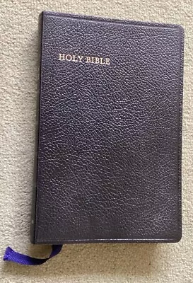 COLLINS 1957 Comfort Script Bible  KING JAMES VERSION IMITATION LEATHER • £24.99