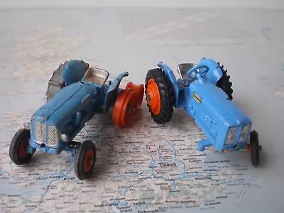 Corgi Toys 54 Fordson Power Major Half Track Tractor + 60 Fordson Major Tractor. • £8.25