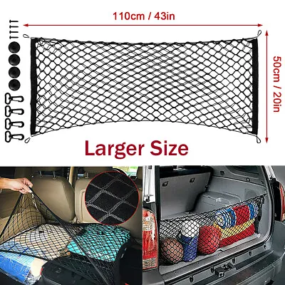 43*20 In Trunk CARGO NET Car Nylon Elastic Mesh Organizer Truck SUV 4 Hook Rear • $9.90