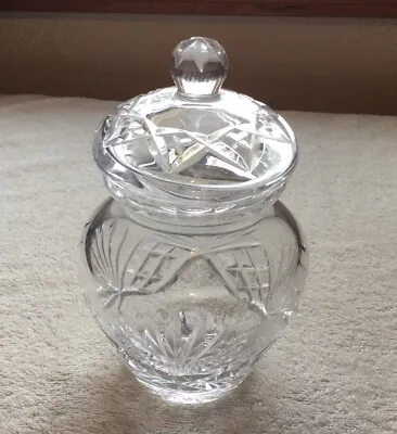 Vintage Cut Crystal Lenox? Ginger Jar Vasesugar Bowl • $14.99