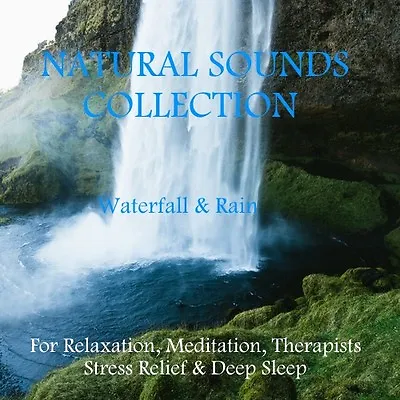 Natural Sounds Cd -waterfall & Rain For Relaxation Meditationstress Deep Sleep • £3.59