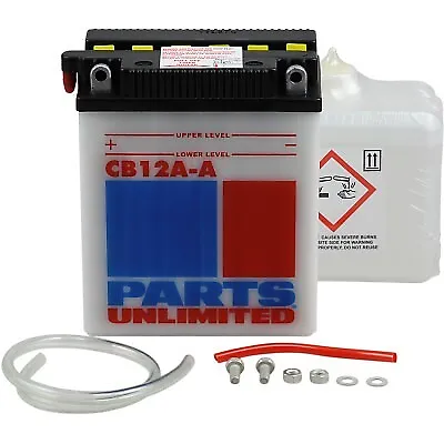 $46.95 • Buy Parts Unlimited - CB12A-A-FP - 12V Heavy Duty Battery Kit Yamaha,Ducati,Honda,Ka