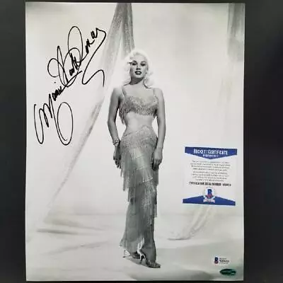 Mamie Van Doren Signed 11x14 Photo #7 Actress Playboy Autograph~ Beckett BAS COA • $115.19