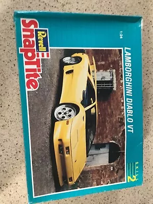 L07 VINTAGE Revell SnapTite Lamborghini Diablo 1:24 Scale 6358 • $26