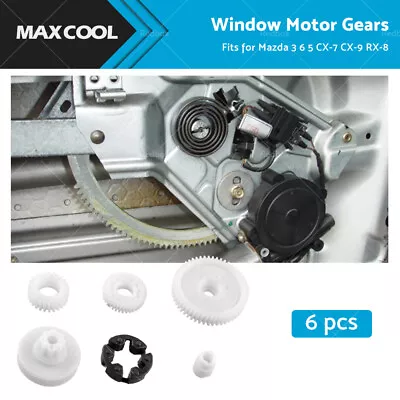 Front Rear Window Motor Gear Regulator Repair Kit For Mazda 3 6 5 CX-7 CX-9 RX-8 • $14.99