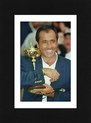 £7.49 • Buy 8X6 Mount SEVE BALLESTEROS Signed PHOTO Print RYDER CUP Golf Ready To Frame
