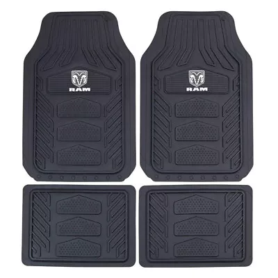 RAM Weatherpro Black Car Truck SUV Heavy Duty All Weather Rubber Floor Mats • $46.88