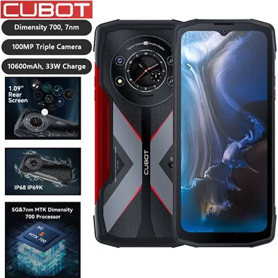 5G Cubot 4G Dual Screen Android Rugged Smartphone Mobile Waterproof IP68 Global • $255.88