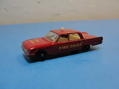 1960s Vintage Lesney MATCHBOX #59 Ford Fairlane FIRE CHIEF DIECAST Car DIE CAST • $40