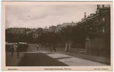 HAMILTON CRESCENT PARTICK GLASGOW - Lanarkshire Postcard Davidson Bros Series • £10