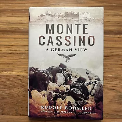 Monte Cassino: A German View By Rudolf Bohmler HC/DJ Ships Fast • $18