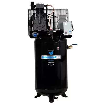 Industrial Air IV5018055 5 HP 230V 80 Gal. Air Compressor W/ Baldor Motor New • $2680.37