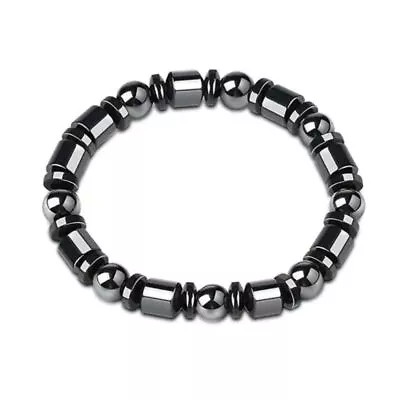 Hematite Weight Loss Bracelet Magnetic Healing Protection Oxygen Pain • $19