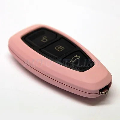 £11.16 • Buy Pink Key Cover Case For Ford Smart Key Remote Protector Shell Bag Skin Fob 39