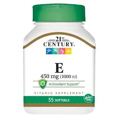 21st Century Vitamin E 450 Mg (1000 Iu) 55 Sgels • $11.14