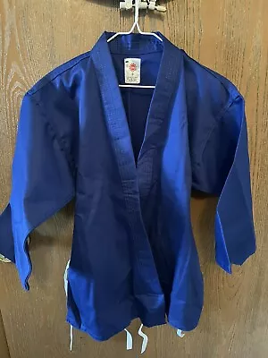 Sun Elite Royal Blue  + White Martial Arts Uniforms - Size 0 New SEE Size Chart • $19.99