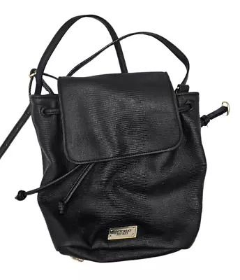 VICTORIA'S SECRET BLACK BACKPACK CROSSBODY BAG Purse Travel Vacation Campus • $25