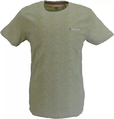 Lambretta Mens Pelican Green Paisley T-Shirt • £18.99