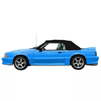 Mustang Convertible Top (91-93 All Models) Black Vinyl With Plastic Window • $251.10